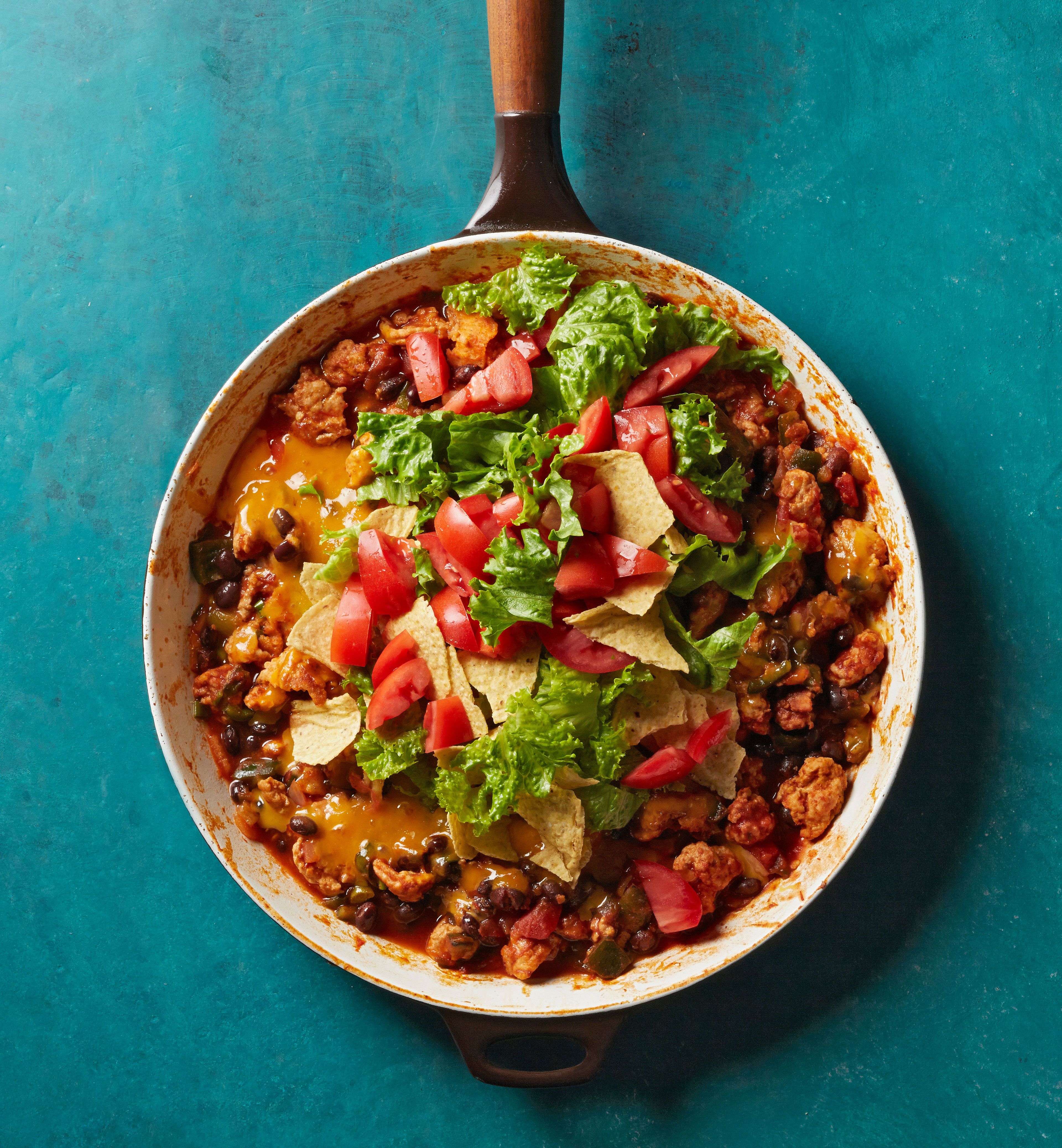 Skillet Taco Pie Recipe