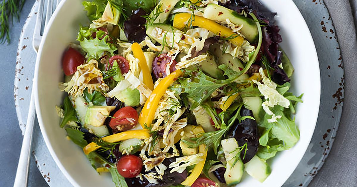 Chopped Rainbow Salad with Multi-Greens
