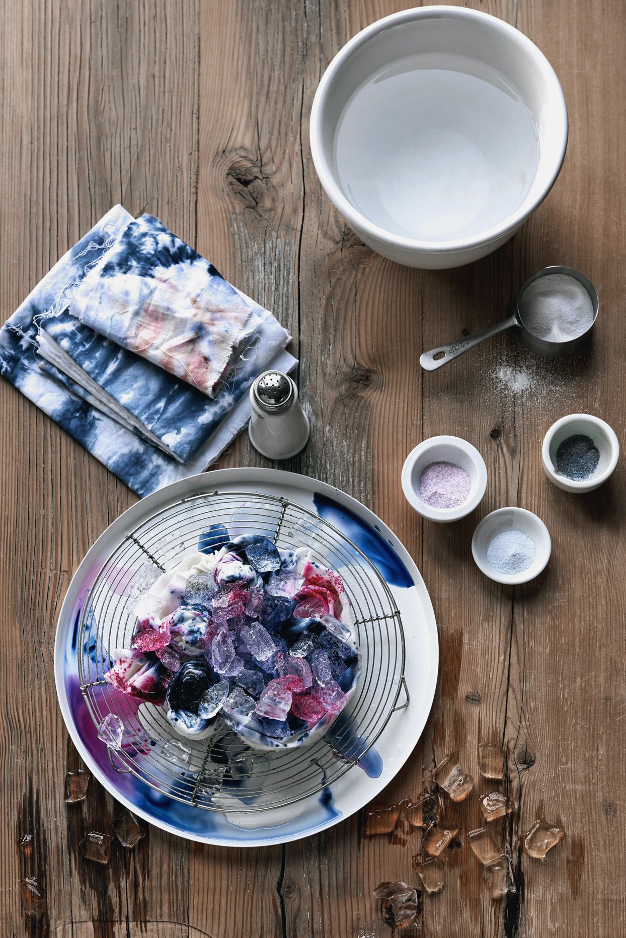 Learn How to Ice-Dye Fabric in 3 Simple Steps